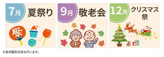 年間のイベント